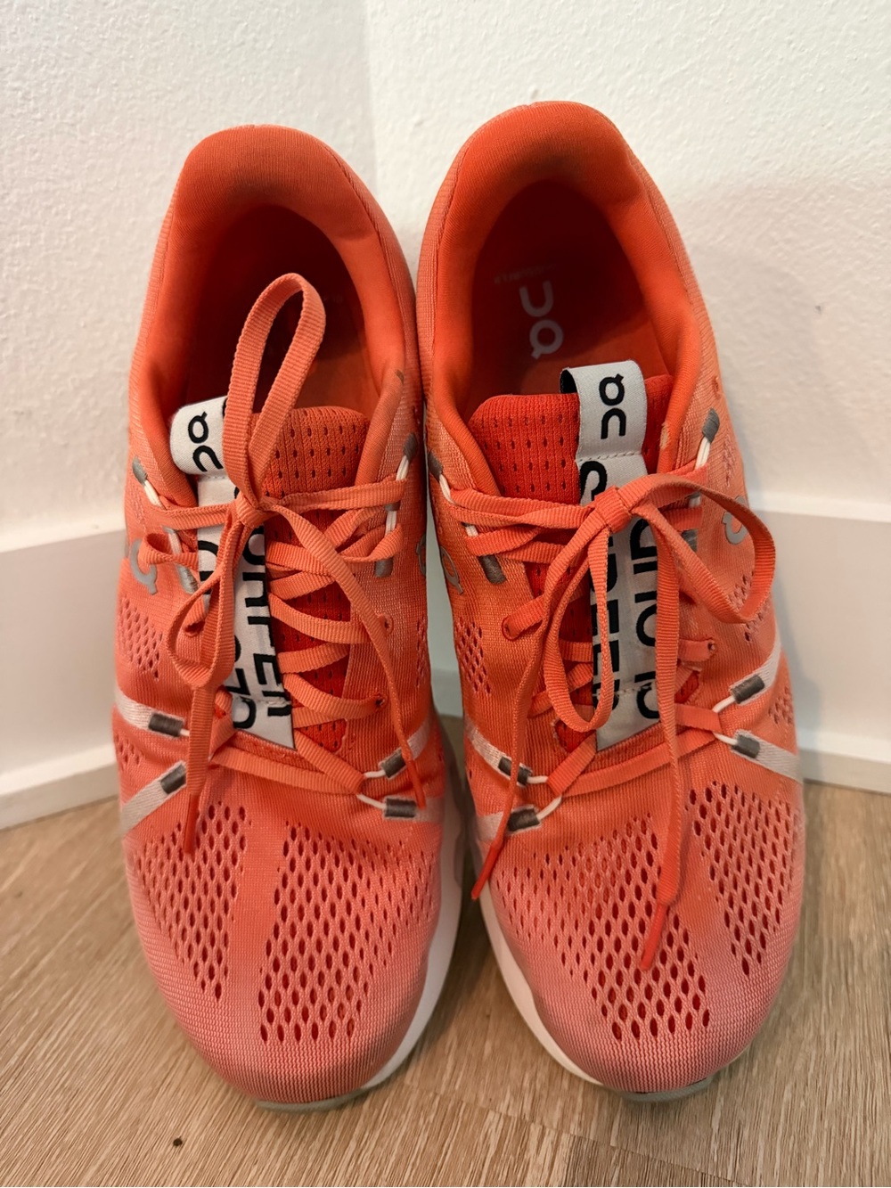 On Running Cloudsurfer Men's Size 11.5 Flame White Orange Sneakers - Picture 7 of 10